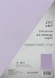 Umur A4 80 gr 250 Yaprak Renkli Fotokopi Kağıdı Lavender ürün görseli