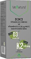 Venatura D3K2 11.25 mcg 20 ml Damla ürün görseli