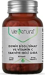 Venatura Demir Bisglisinat ve Vitamin C 90 Kapsül ürün görseli