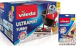Vileda Ultramax Turbo Temizlik Seti + Ultramax Yedek Mop ürün görseli
