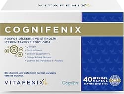Vitafenix Cognifenix Fosfatidilserin Sitikolin 40 Kapsül ürün görseli