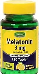Vitapol Melatonin Time Release Limon Aromalı 3 mg 120 Tablet ürün görseli