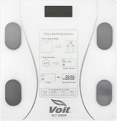 Voit BLT5000 Beyaz Bluetooth Özellikli Akıllı Vücut Analiz Baskülü ürün görseli