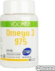 Voonka Omega 3 975 mg 50 Kapsül ürün görseli