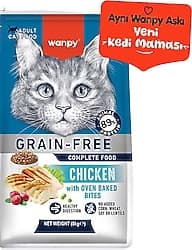 Wanpy Tahılsız Tavuklu 8 kg Yetişkin Kedi Maması ürün görseli