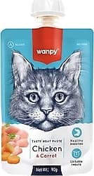 Wanpy Taze Tavuklu ve Havuçlu 90 gr Ezme Kedi Ödül Maması ürün görseli
