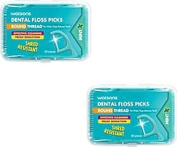 Watsons Floss Picks Nane Aromalı 50'li 2 Adet Kürdanlı Diş İpi ürün görseli