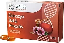 Welive Ekinezya + Bal + Propolis + Limon Aromalı 24'lü Pastil ürün görseli