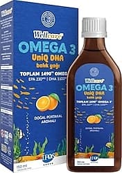 Wellcare Omega 3 Uniq DHA Portakal Aromalı 150 ml Şurup ürün görseli