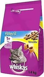Whiskas Tavuklu 1.4 kg Kısırlaştırılmış Yetişkin Kedi Maması ürün görseli