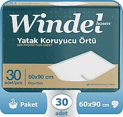 Windelhosen 60x90 cm 30'lu 2 Adet Yatak Koruyucu Örtü ürün görseli