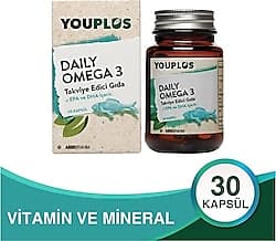 Youplus Daily Omega 3 Balık Yağı 30 Kapsül ürün görseli