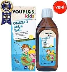 Youplus Kids Omega 3 Balık Yağı 150 ml Şurup ürün görseli
