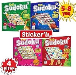 Yükselen Zeka 5-8 Yaş Stickerlı Sudoku Seti ürün görseli