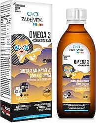 Zade Vital Miniza Omega 3 ve Çörek Otu 150 ml Şurup ürün görseli