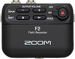 Zoom F2 Yaka Mikrofonu ve Ses Kayıt Cihazı ürün görseli