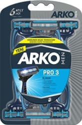 Arko Men Pro 3 Kullan At 6'lı Tıraş Bıçağı ürün görseli