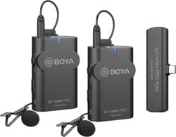 Boya BY-WM4 Pro K6 2'li Type-C Kablosuz Yaka Mikrofonu ürün görseli
