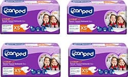 Canped Tekstil Yüzeyli Belbantlı Ekstra Küçük Boy XS 30'lu 4 Adet Çocuk Hasta Bezi ürün görseli