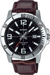 Casio MTP-VD01L-1BVUDF Deri Kordon Kahverengi-Siyah Erkek Kol Saati ürün görseli
