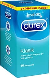 Durex Klasik 20'li Prezervatif ürün görseli