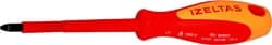 İzeltaş 4145184580 1000 V 4.5x80 mm İzoleli Elektrikçi Yıldız Tornavida ürün görseli