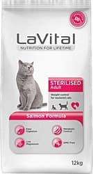 LaVital Somonlu 12 kg Kısırlaştırılmış Yetişkin Kedi Maması ürün görseli