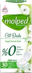 Molped Pure & Soft Cilt Dostu İnce 30'lu Tekli Paket Günlük Ped ürün görseli