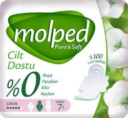 Molped Pure & Soft Uzun 7'li Hijyenik Ped ürün görseli