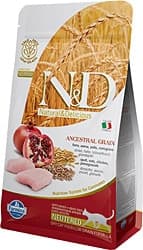 N&D Düşük Tahıllı Tavuklu ve Narlı 5 kg Kısırlaştırılmış Yetişkin Kedi Maması ürün görseli