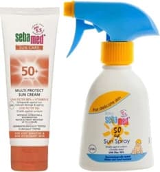Sebamed Sun Care 50 Faktör 75 ml + Bebek Güneş Spreyi 200 ml Çok Yönlü Güneş Kremi ürün görseli