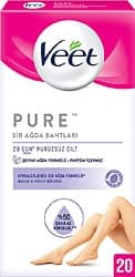 Veet Pure Hipoalerjenik Bacak ve Vücut Bölgesi için 20'li Sir Ağda Bandı ürün görseli