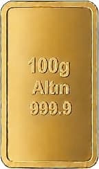 100 gr 24 Ayar 999.9 Milyem Gram Altın ürün görseli