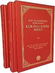 Ayet ve Hadislerle Açıklamalı Kur'an-ı Kerim Meali (2 Cilt) - Ümit Şimşek ürün görseli