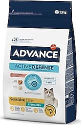 Advance Sensitive Sterilised Somonlu 1.5 kg Kısırlaştırılmış Yetişkin Kedi Maması ürün görseli