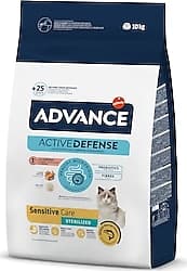 Advance Sensitive Sterilised Somonlu 10 kg Kısırlaştırılmış Yetişkin Kedi Maması ürün görseli