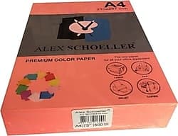 Alex Schoeller A4 75 gr 500 Yaprak Renkli Fotokopi Kağıdı Fosforlu Pembe ürün görseli