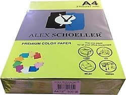 Alex Schoeller A4 75 gr 500 Yaprak Renkli Fotokopi Kağıdı Fosforlu Yeşil ürün görseli