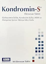 Assos Kondromin S + MSM 60 Efervesan Tablet ürün görseli
