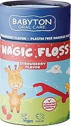 Babyton Magic Floss Çilek Aromalı 30'lu Çocuk Diş İpi ürün görseli