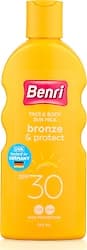 Benri Bronzluk Koruma 30 Faktör Güneş Sütü 150 ml ürün görseli