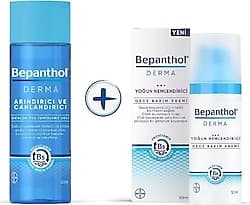 Bepanthol Derma Gece Kremi 50 ml + Arındırıcı & Canlandırıcı Yüz Temizleme Jeli 200 ml ürün görseli