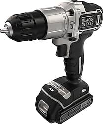 Black+Decker BDCHD18SC2K-QW 18 V 1.5 Ah Çift Akülü Darbeli Matkap ürün görseli