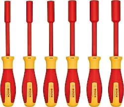 Bosch 1600A02NF3 İzoleli 6 Parça Lokma Tornavida Takımı ürün görseli