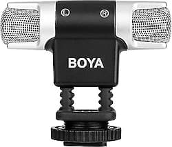Boya BY-MM3 Çift Kafa Mini Stereo Mikrofon ürün görseli