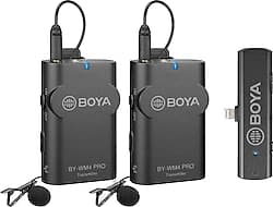 Boya BY-WM4 Pro K4 iOS 2'li Kablosuz Yaka Mikrofonu ürün görseli
