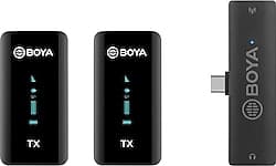 Boya BY-XM6-S6 2'li Type-C Kablosuz Yaka Mikrofonu ürün görseli