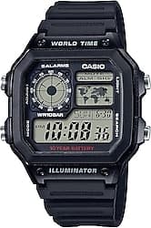 Casio Standart AE-1200WH-1AVDF Antrasit Silikon Kordon Erkek Kol Saati ürün görseli