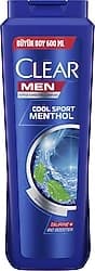 Clear Men Cool Sport Menthol 600 ml Kepek Şampuanı ürün görseli