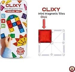 Clixy Mini Manyetik Bloklar 64 Parça Travel Set ürün görseli
